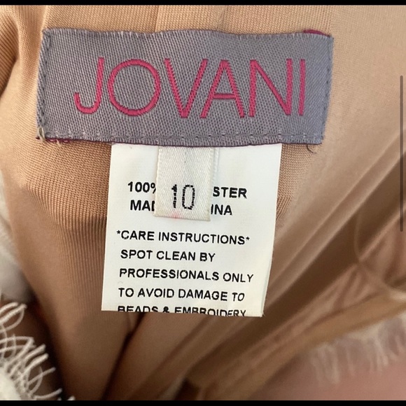 Jovani Crystal gown. Size 10. Worn once - Picture 9 of 9